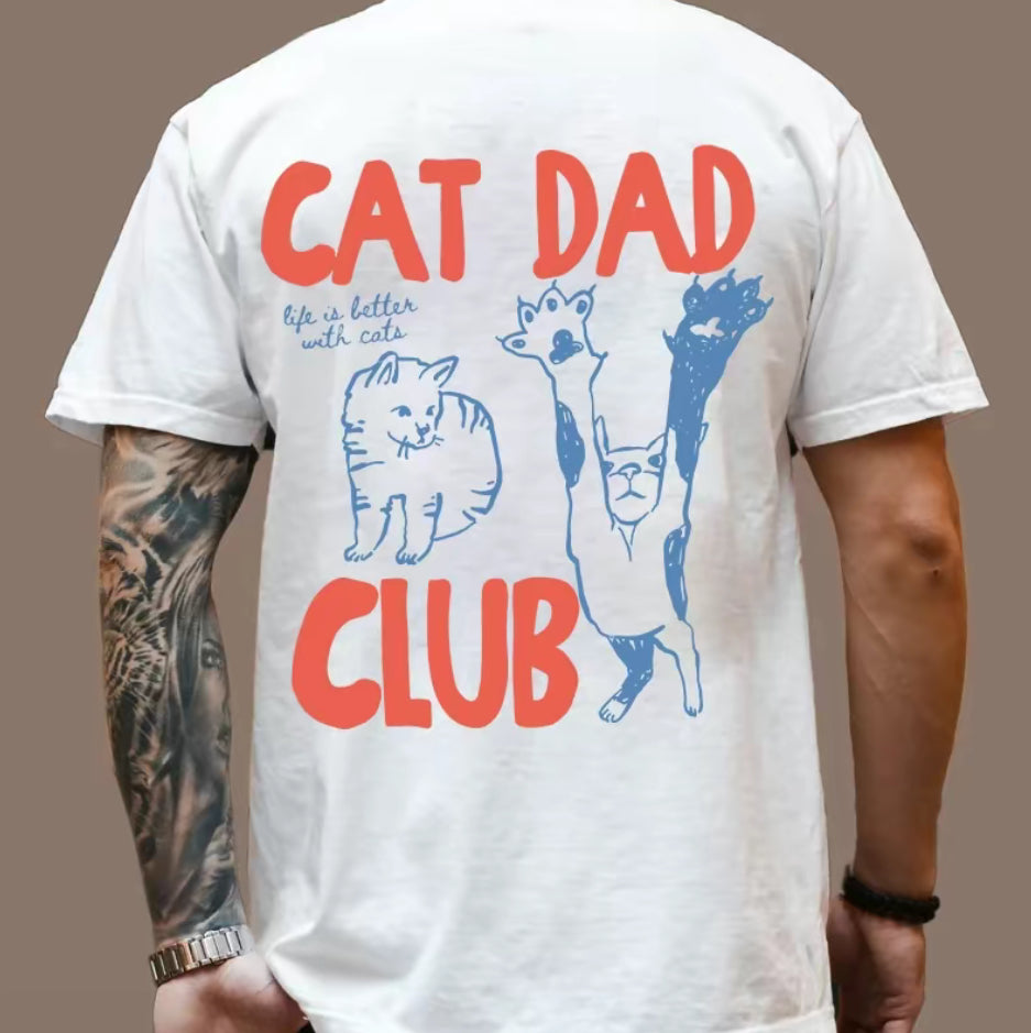 Cat Dad Club T-Shirt/Sweatshirt/Hoodie