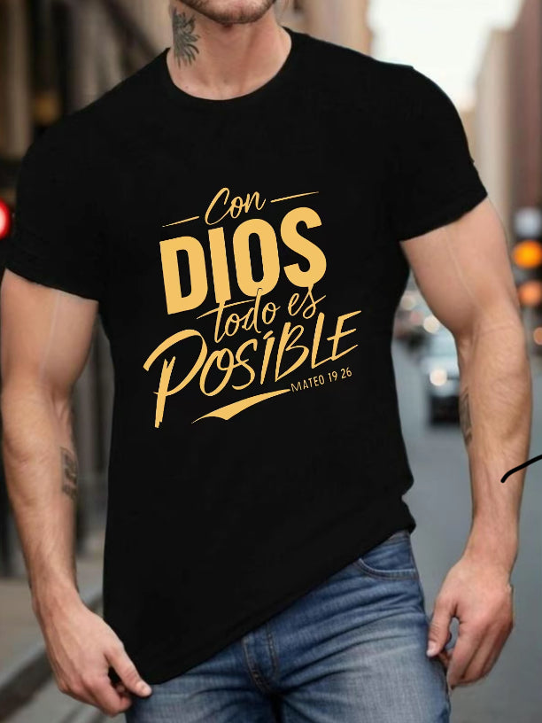 Con Dios Todo Es Posible T-Shirt/Sweatshirt/Hoodie