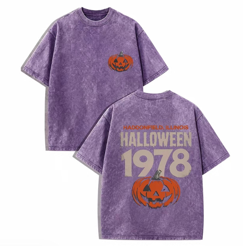 Halloween 1978 Haddonfield Vintage Washed T-Shirt/Sweatshirt/Hoodie