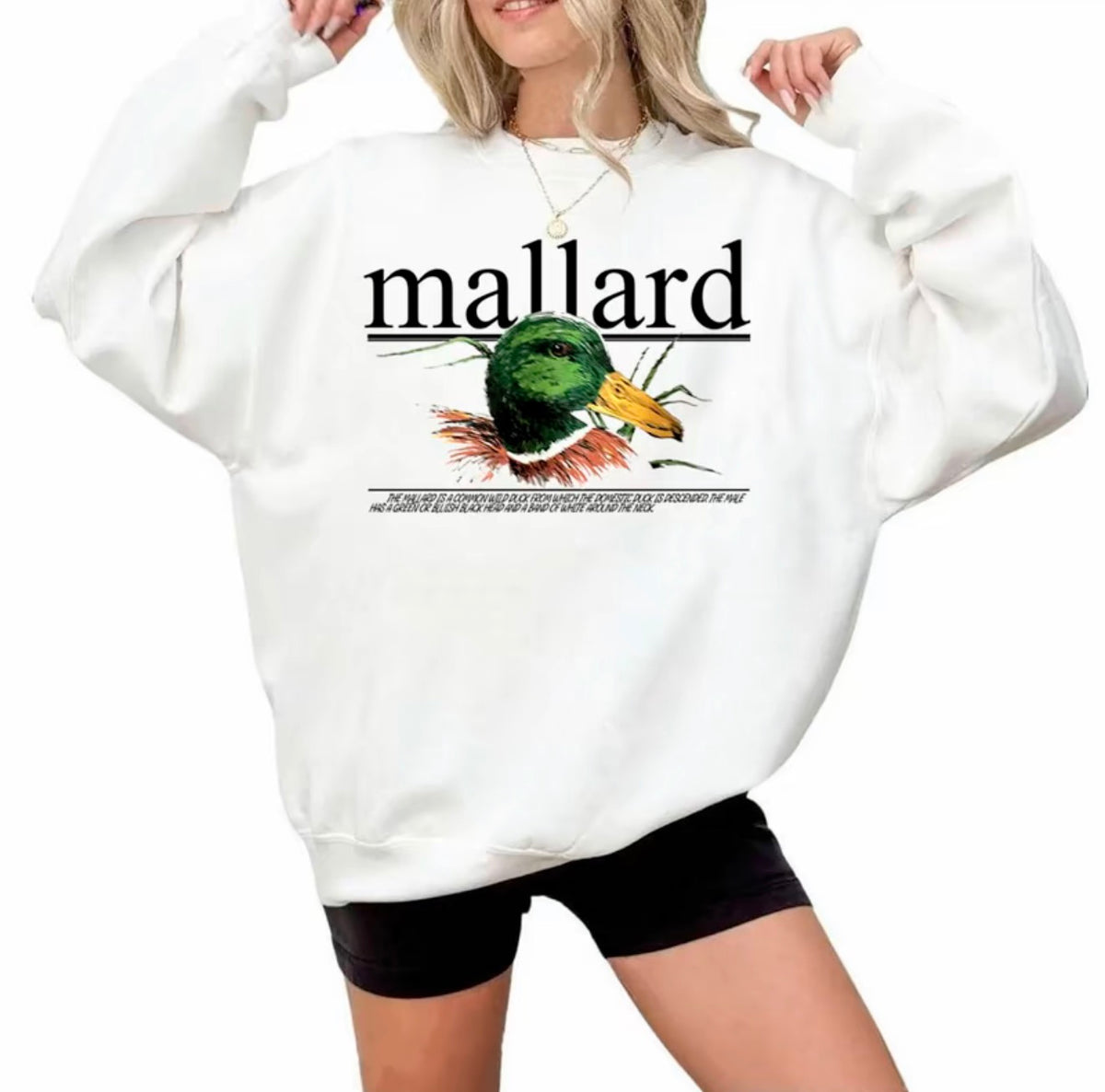 Vintage 90s Mallard Duck Wildlife T-Shirt/Sweatshirt/Hoodie
