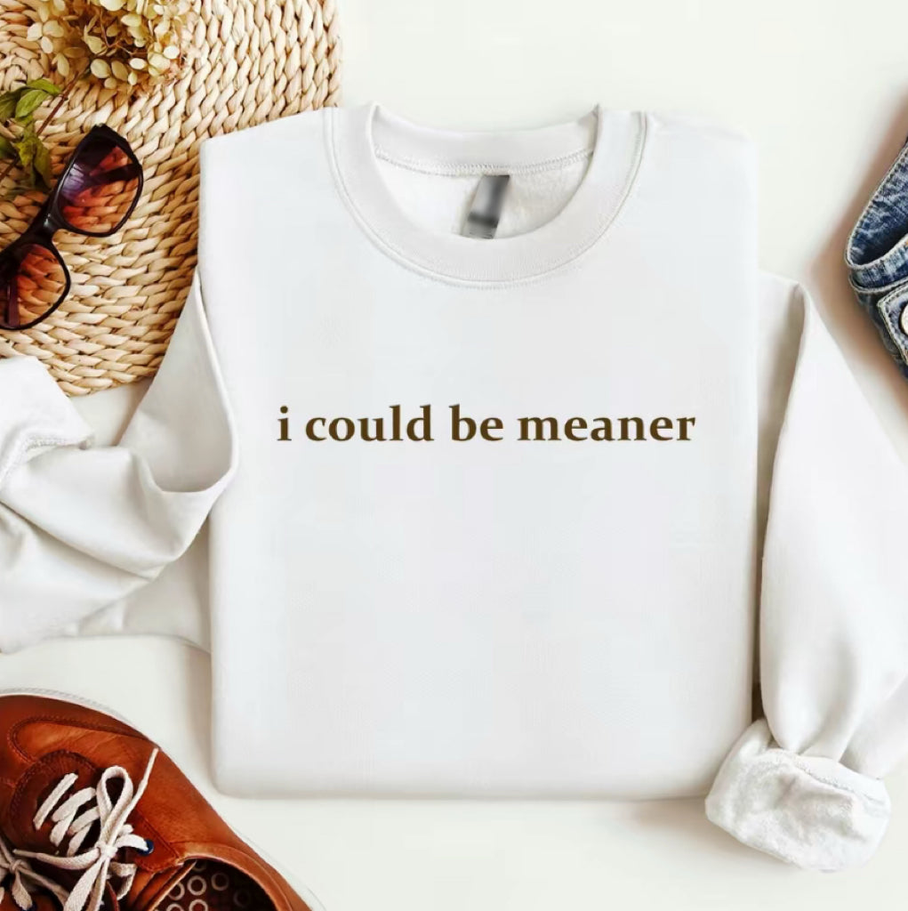 I Could Be Meaner T-Shirt/Sweatshirt/Hoodie