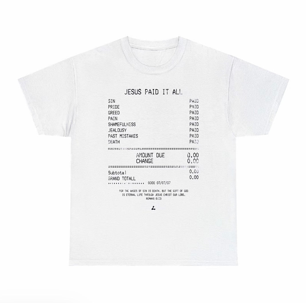 Jesus Paid It All Distressed T-Shirt/Sweatshirt/Hoodie