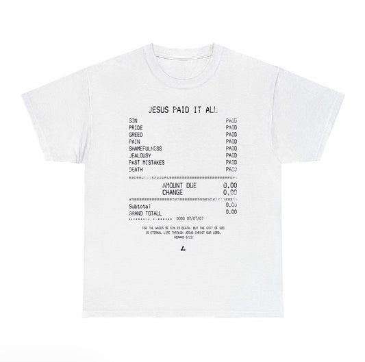 Jesus Paid It All Distressed T-Shirt/Sweatshirt/Hoodie