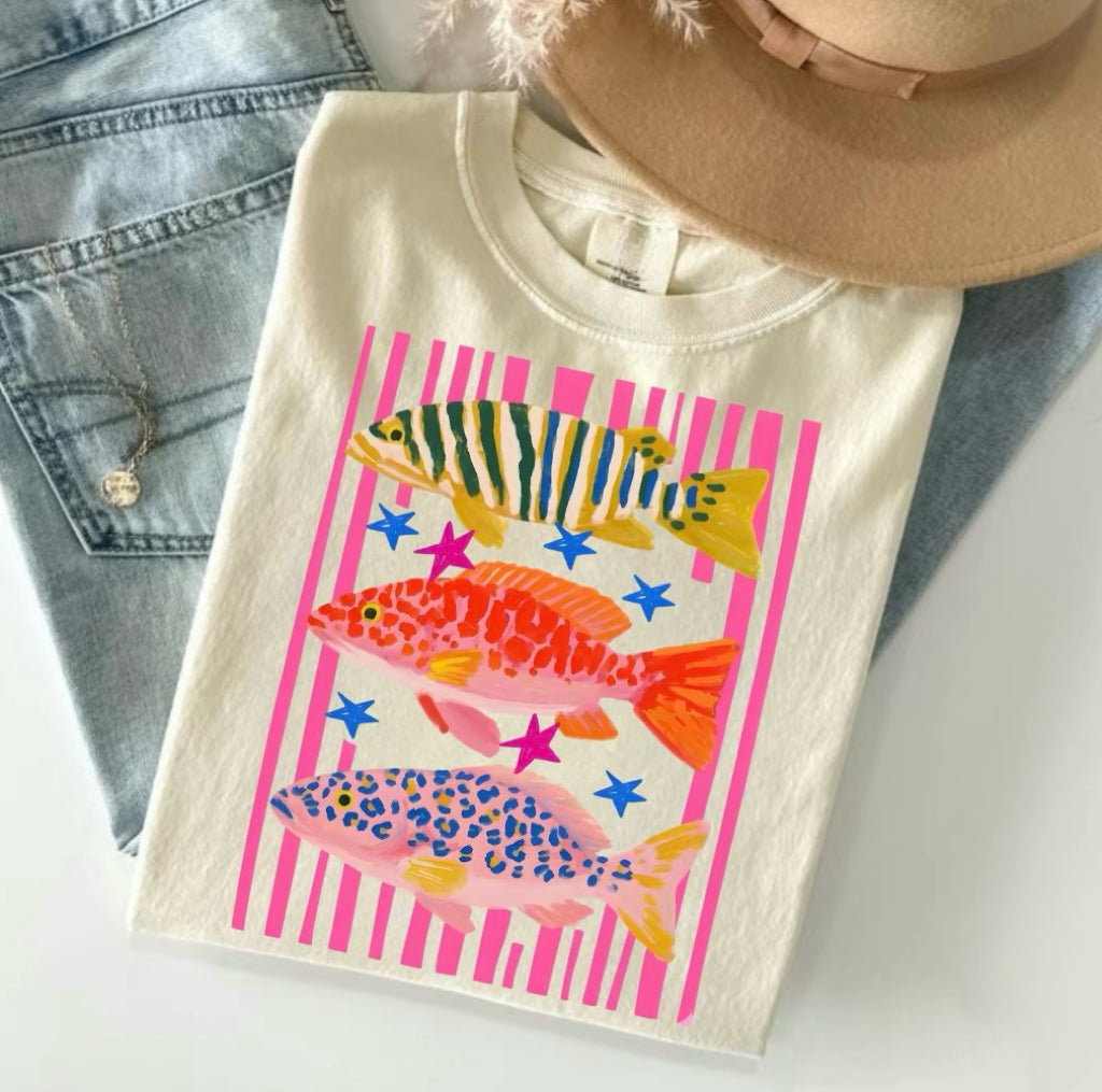 Preppy Fish Summer T-Shirt/Sweatshirt/Hoodie