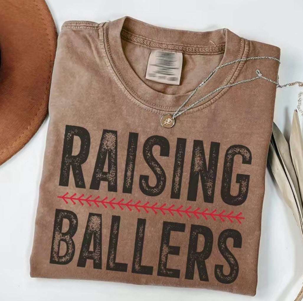 Raising Baller Baseball Mom T-Shirt/Sweatshirt/Hoodie