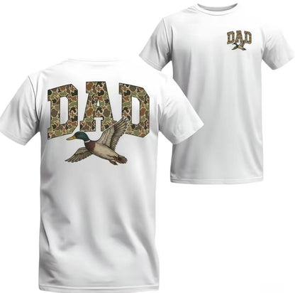 Camo Duck Dad Old School Camouflage Hunting T-Shirt/Sweatshirt/Hoodie