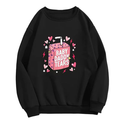 Baby Daddy Tears Love Heart T-Shirt/Sweatshirt/Hoodie