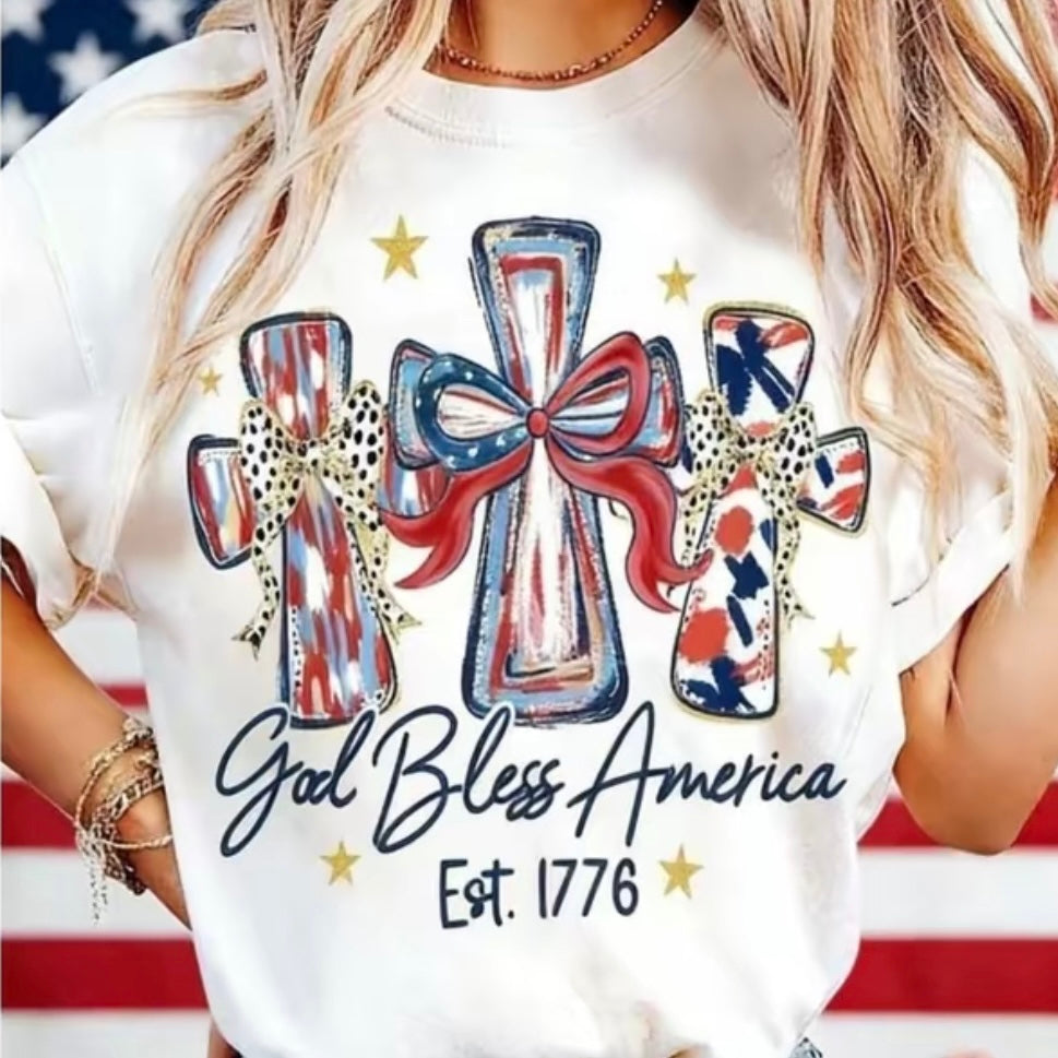 God Bless America 4th Of July T-Shirt/Sweatshirt/Hoodie
