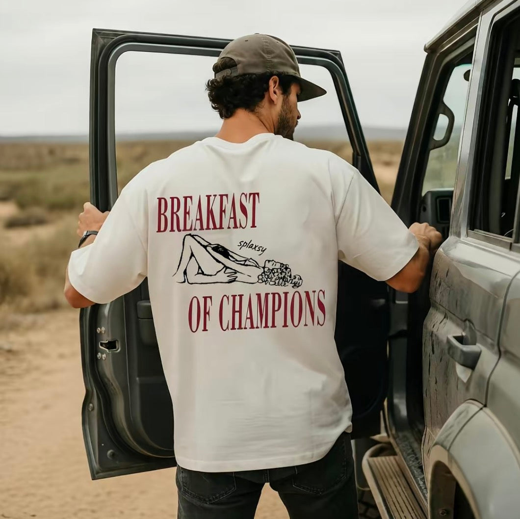 Breakfast Of Champions Funny Bachelor Party T-Shirt/Sweatshirt/Hoodie