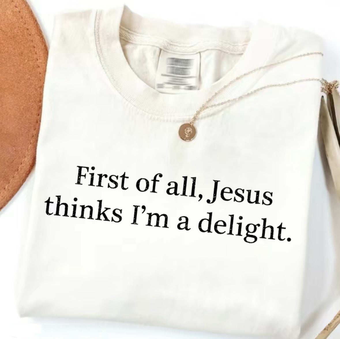First Of All Jesus Thinks I'm A Delight T-Shirt/Sweatshirt/Hoodie
