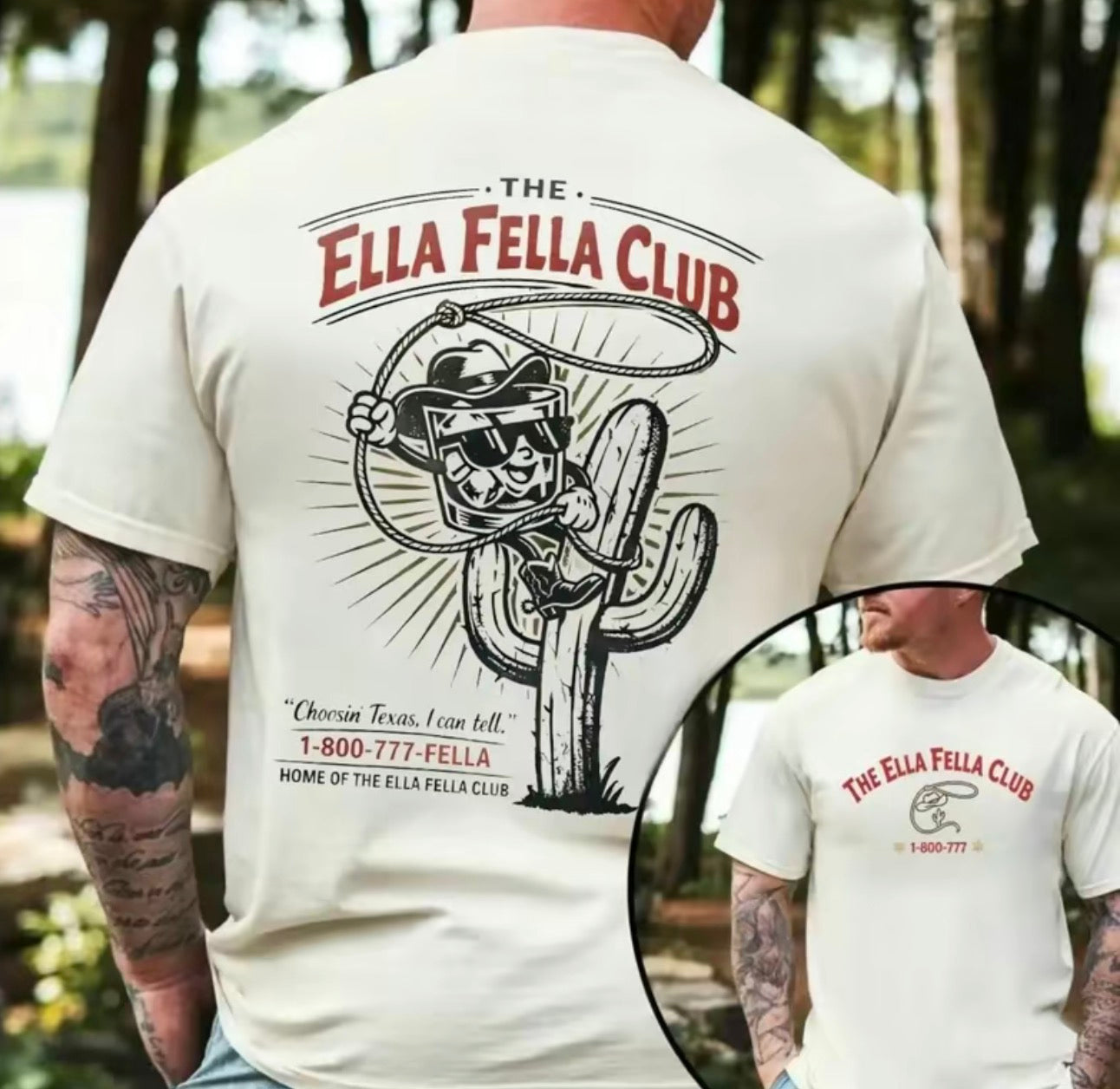 Ella Choosin' Texas Funny Country Music T-Shirt/Sweatshirt/Hoodie