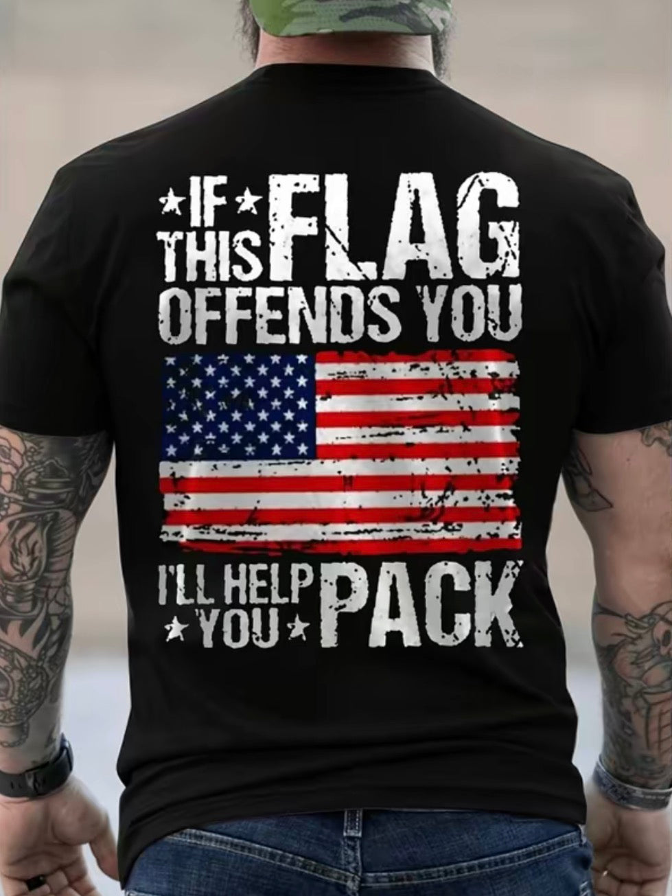 Summer Men's Patriotic American Flag T-Shirt/Sweatshirt/Hoodie