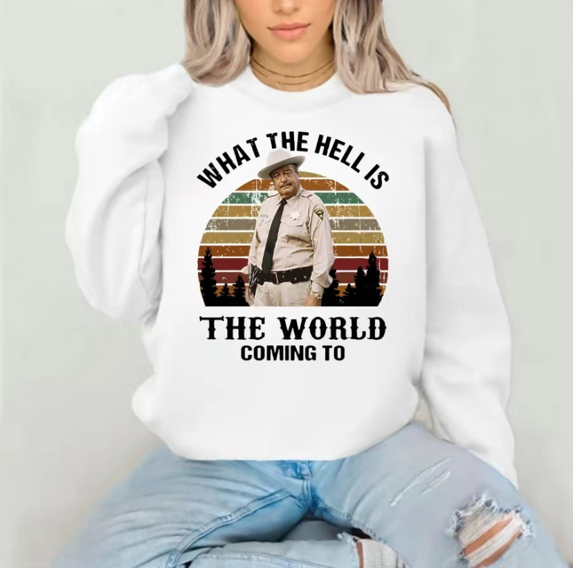 What The Hell Is The World Coming To Smokey And The Bandit Movie T-Shirt/Sweatshirt/Hoodie