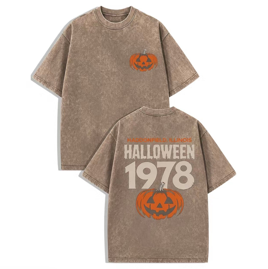 Halloween 1978 Haddonfield Vintage Washed T-Shirt/Sweatshirt/Hoodie