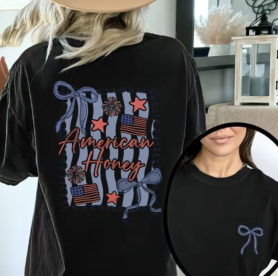 American Honey 4th Of July T-Shirt/Sweatshirt/Hoodie