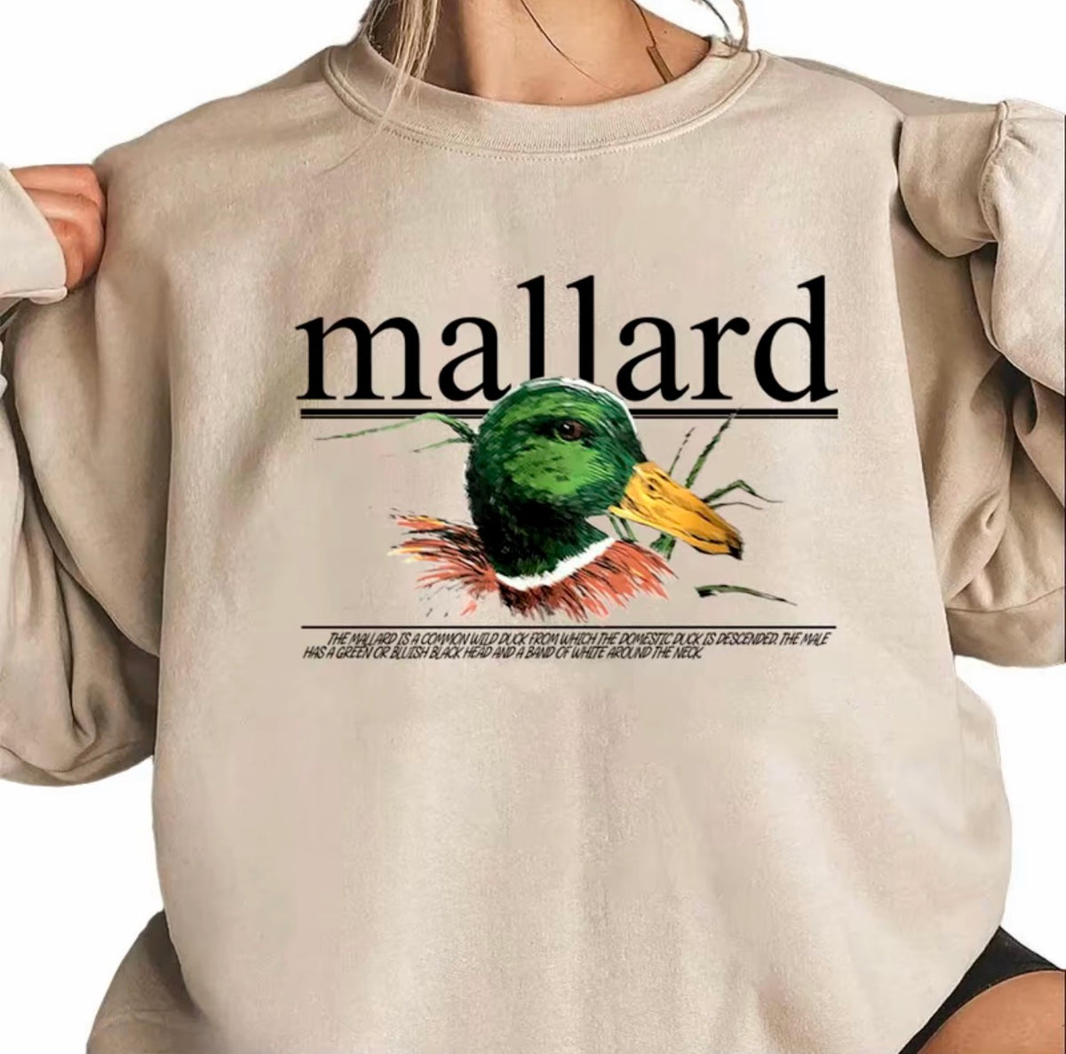 Vintage 90s Mallard Duck Wildlife T-Shirt/Sweatshirt/Hoodie