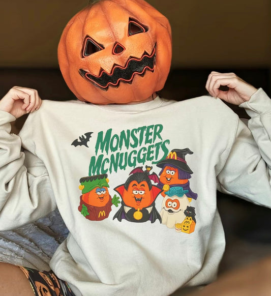 Vintage Halloween Nuggets 90s Monster Nuggets T-Shirt/Sweatshirt/Hoodie