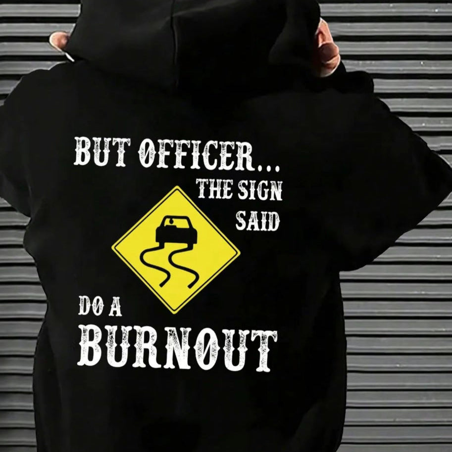 Men's Car & Letter Print T-Shirt/Sweatshirt/Hoodie