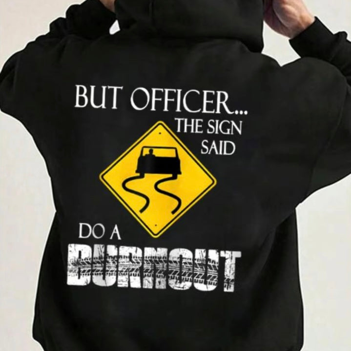 Men's Car & Letter Print T-Shirt/Sweatshirt/Hoodie