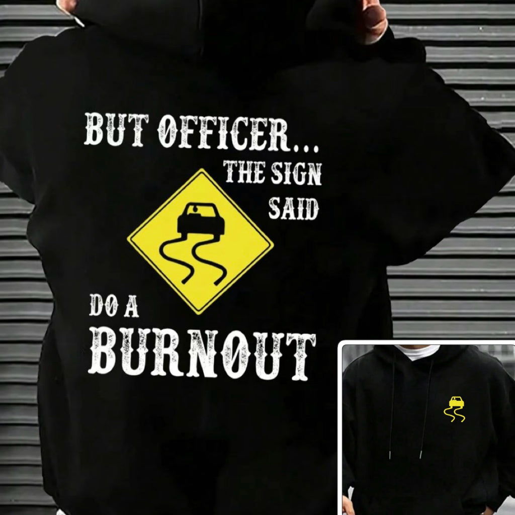 Men's Car & Letter Print T-Shirt/Sweatshirt/Hoodie