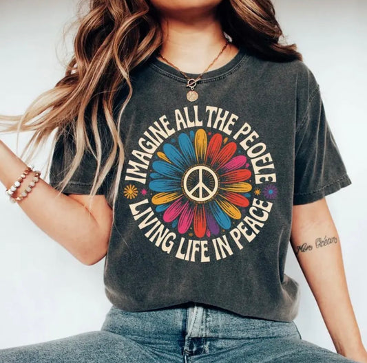 Imagine All The People Living Life In Peace T-Shirt/Sweatshirt/Hoodie