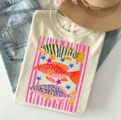 Preppy Fish Summer T-Shirt/Sweatshirt/Hoodie