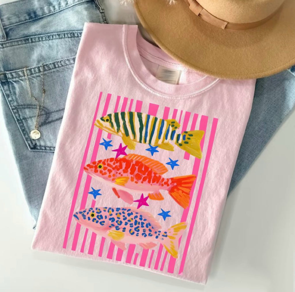 Preppy Fish Summer T-Shirt/Sweatshirt/Hoodie