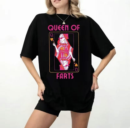 Queen Of Farts Funny T-Shirt/Sweatshirt/Hoodie