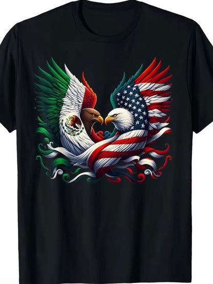 American Mexico Flag Vintage Mexican Roots T-Shirt/Sweatshirt/Hoodie