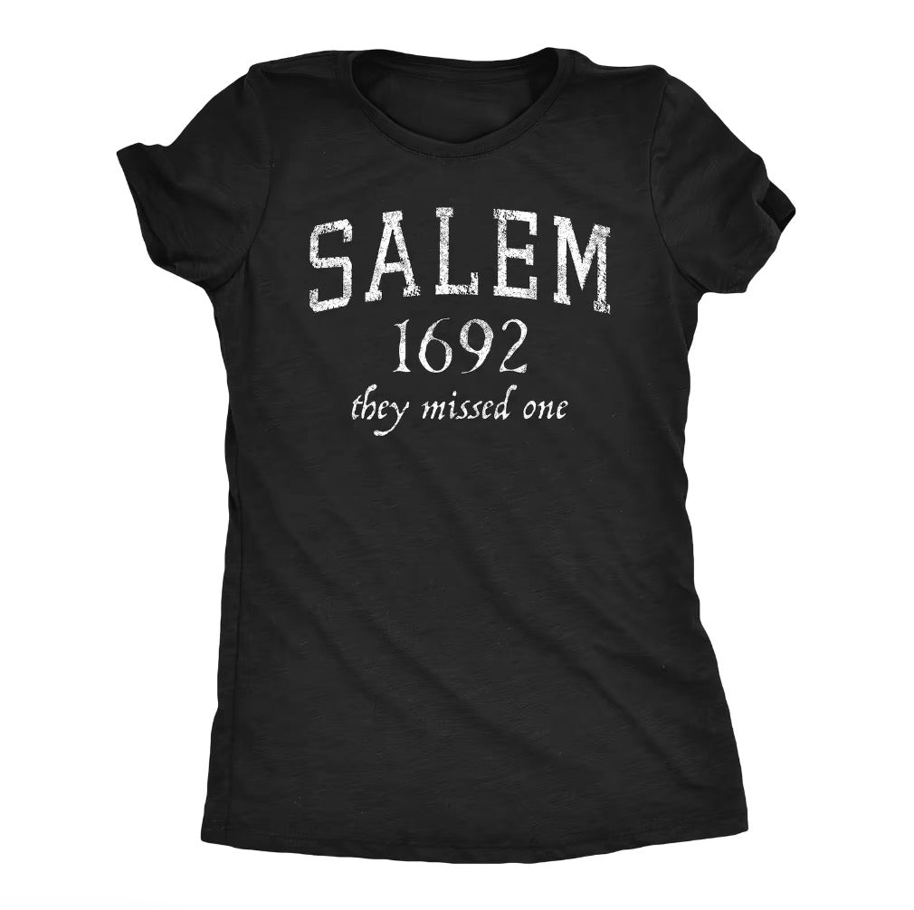 Salem Mass 1692 Funny Halloween Witch Broom Joke T-Shirt/Sweatshirt/Hoodie