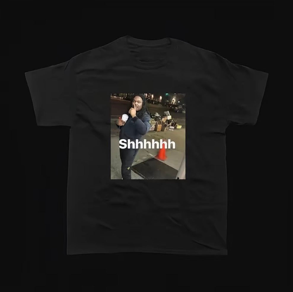 LUCKI "Shhhhhh" Graphic Meme Rapper T-Shirt/Sweatshirt/Hoodie