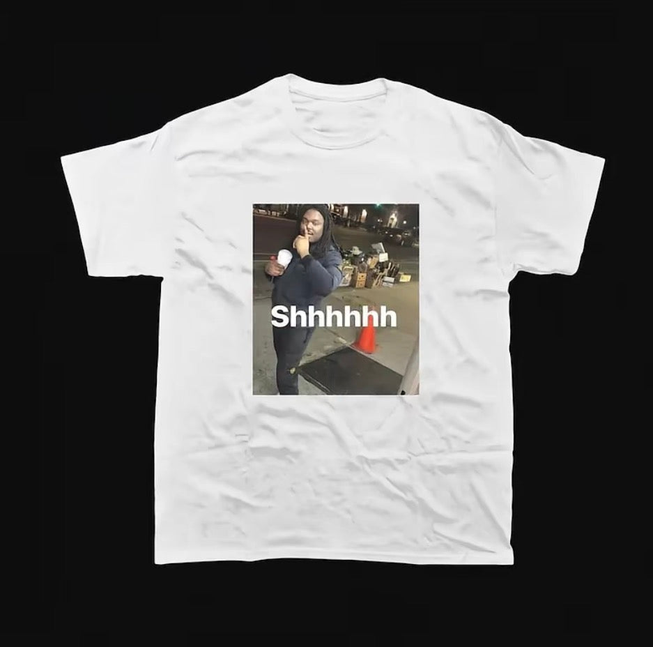 LUCKI "Shhhhhh" Graphic Meme Rapper T-Shirt/Sweatshirt/Hoodie