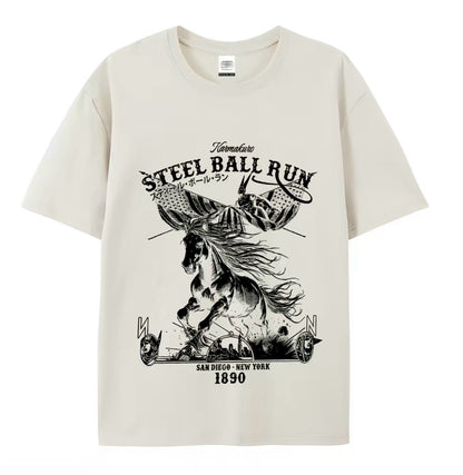 Steel Ball Run Horse Racing American Flag T-Shirt/Sweatshirt/Hoodie