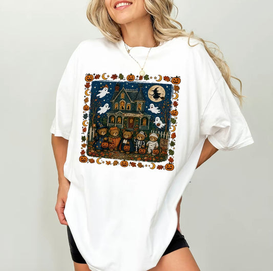 Vintage 90s Bears Halloween Trick Or Treat T-Shirt/Sweatshirt/Hoodie