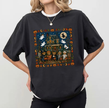 Vintage 90s Bears Halloween Trick Or Treat T-Shirt/Sweatshirt/Hoodie
