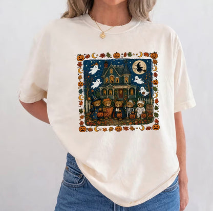 Vintage 90s Bears Halloween Trick Or Treat T-Shirt/Sweatshirt/Hoodie
